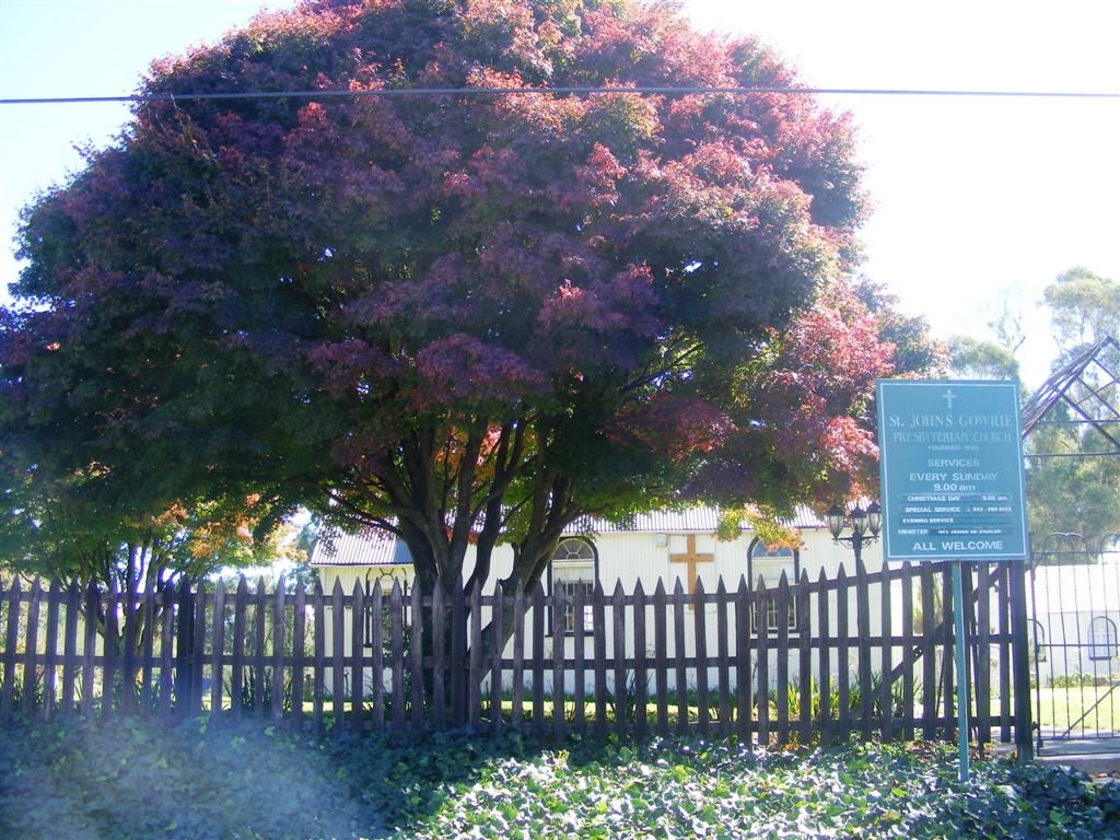 1. Entrance to Nottingham Road, St John's Gowrie Presbyterian Church