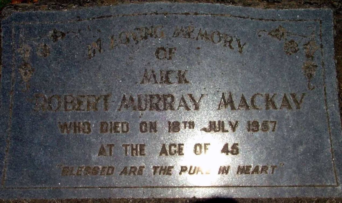 MACKAY Robert Murray -1957