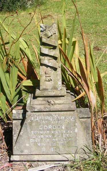 ? Gordon 1890-1918
