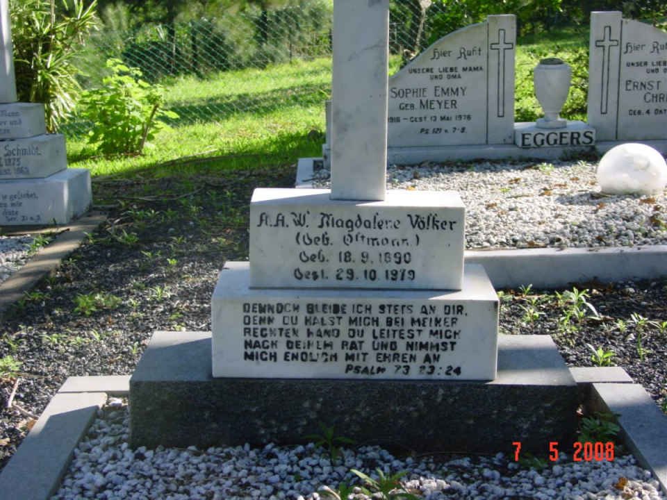 VOLKER A.A.W. Magdalene nee OLTMANN 1890-1979