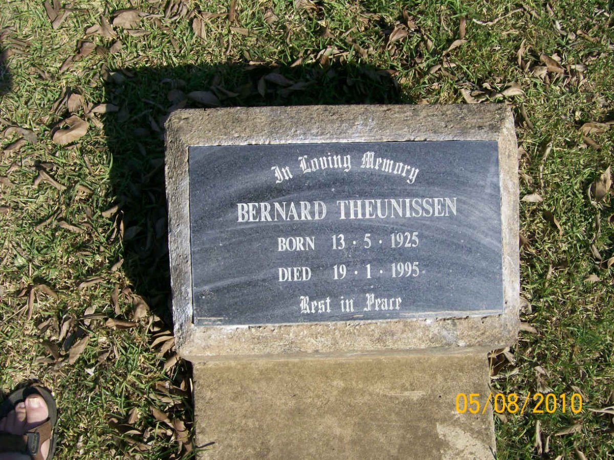 THEUNISSEN Bernard 1925-1995