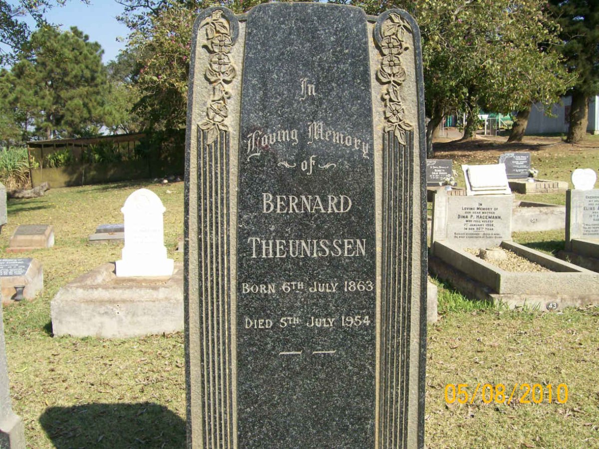 THEUNISSEN Bernard 1863-1954