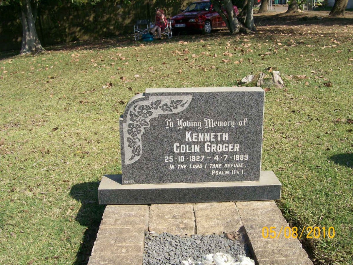 GROGER Kenneth Colin 1927-1989