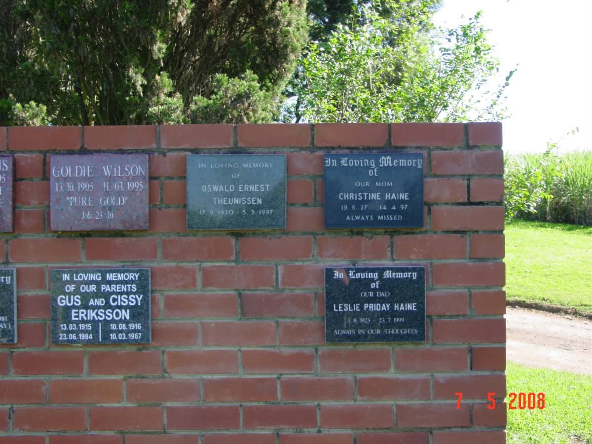 3. Muur van Herrinering :: Wall of Memory