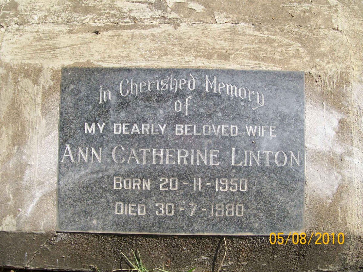 LINTON Ann Catherine 1950-1980