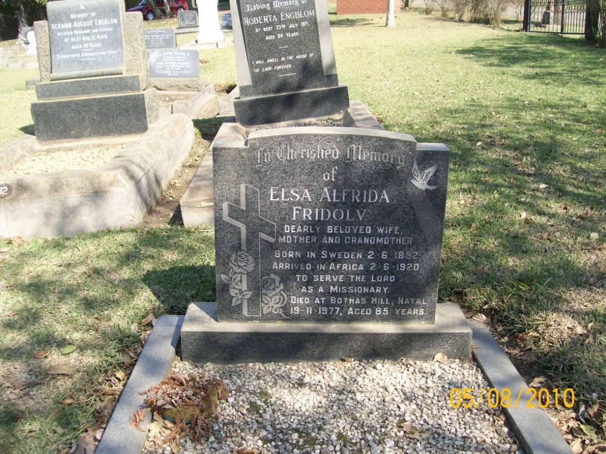 FRIDOLV Elsa Alfrida 1892-1977