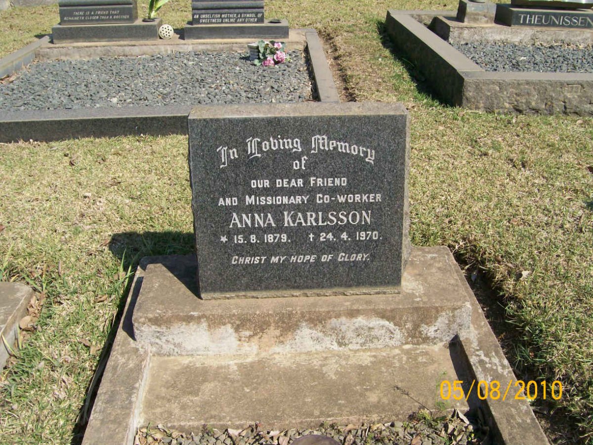 KARLSSON Anna 1879-1970