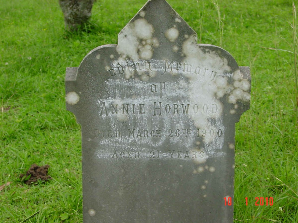 HORWOOD Annie  -1900