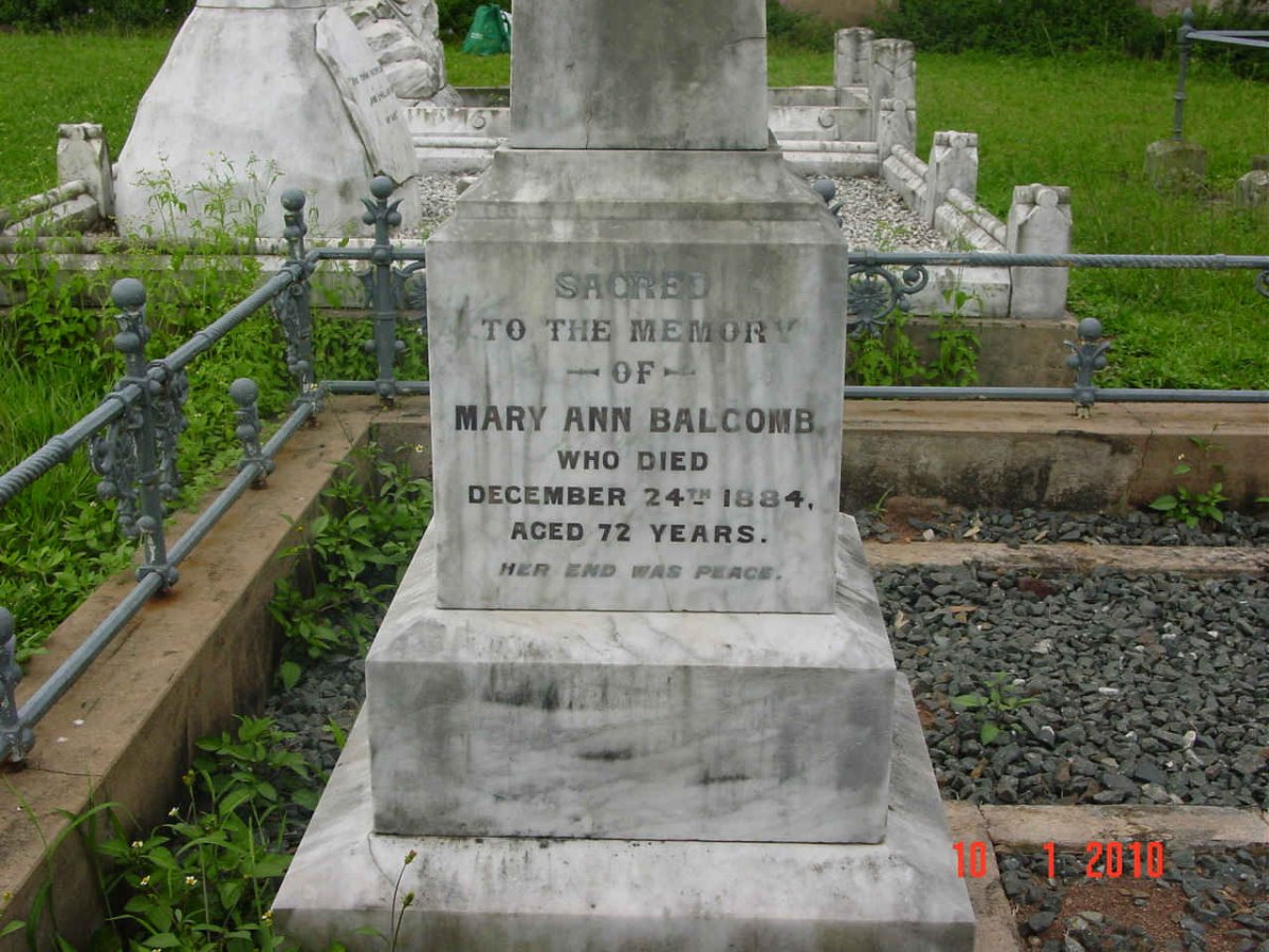 BALCOMB Mary Ann  -1884