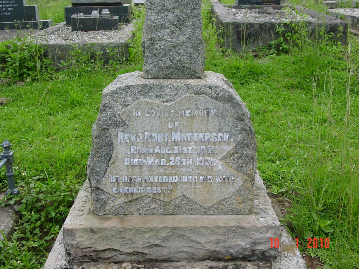 MATTERSON R.  1851-1931