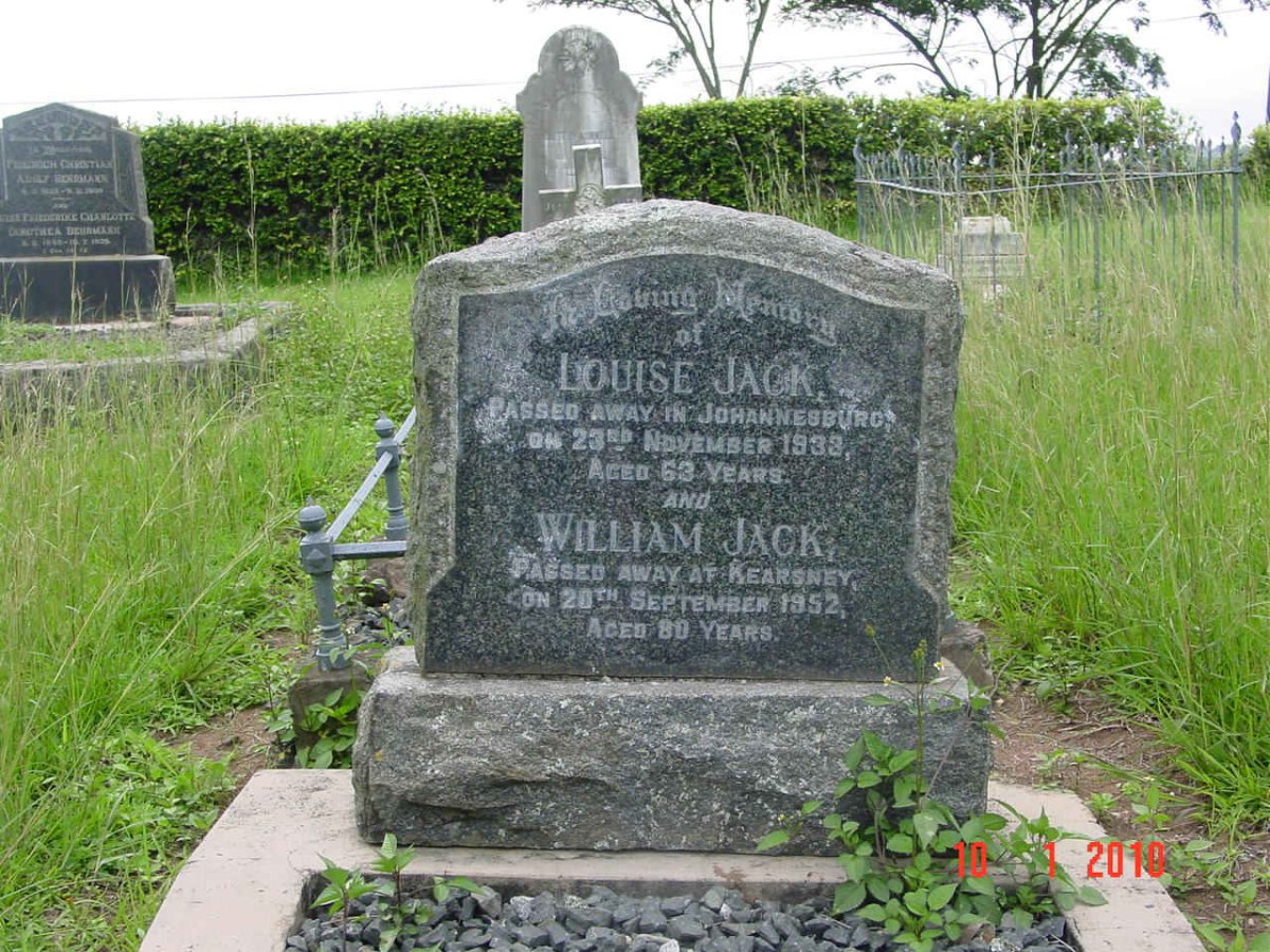 JACK William  -1952 &amp; Louise  -1933