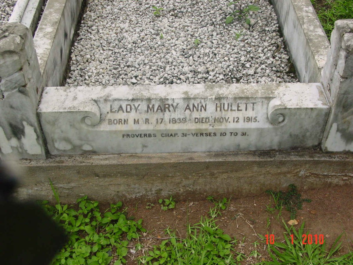 HULETT Mary Ann 1839-1915