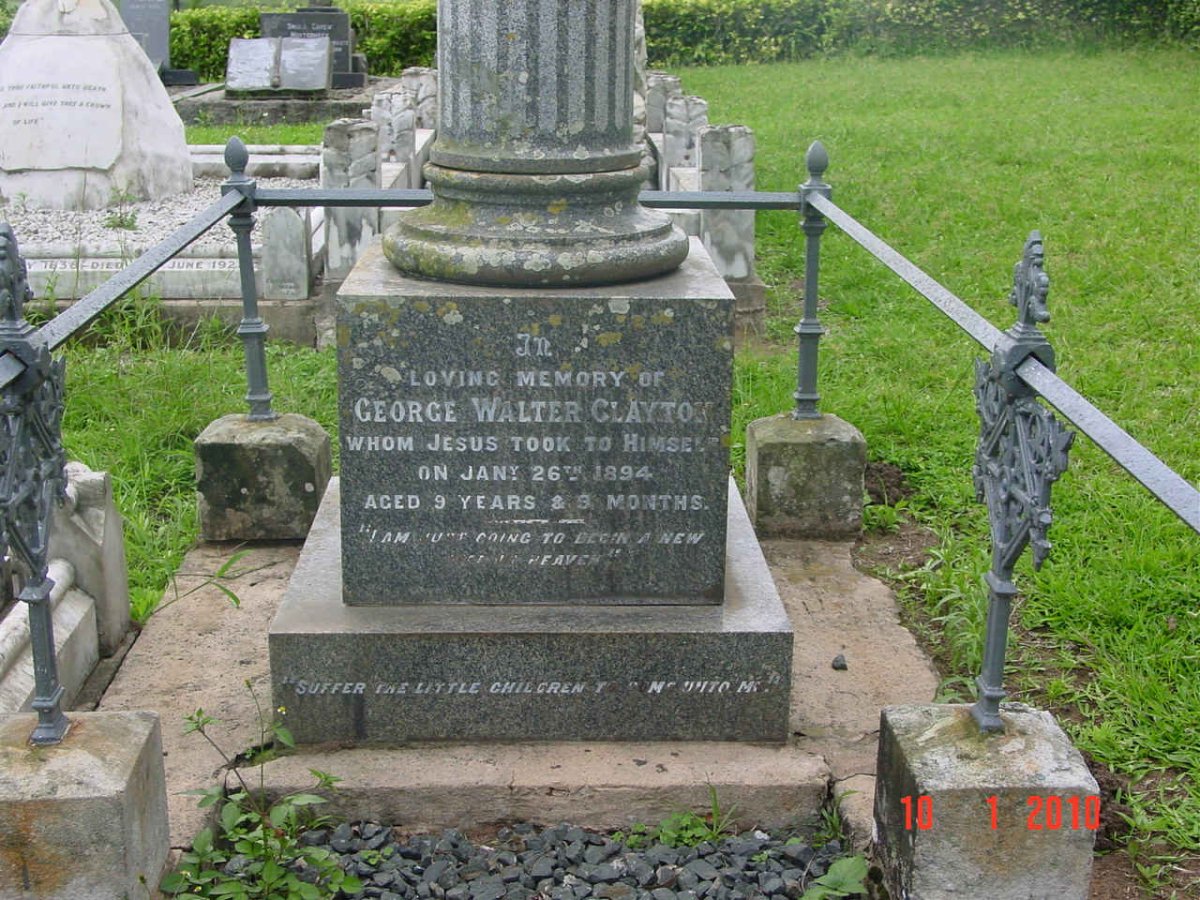 CLAYTON George Walter  -1894