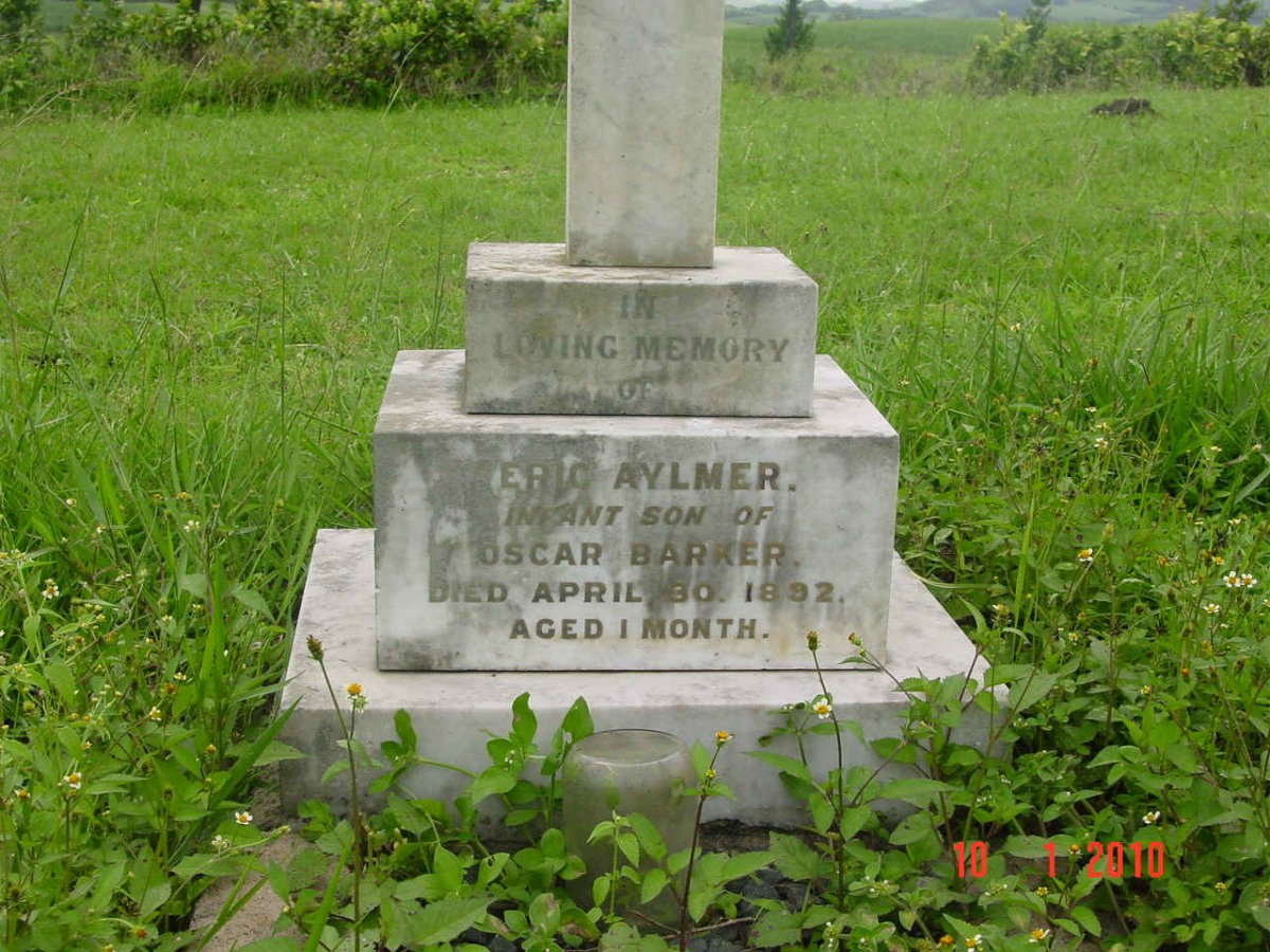 BARKER Eric Aylmer -1892