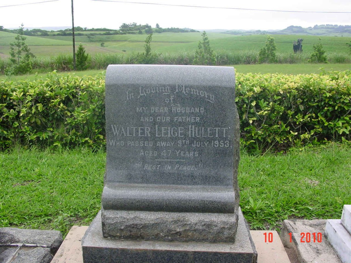 HULETT Walter Leige -1953