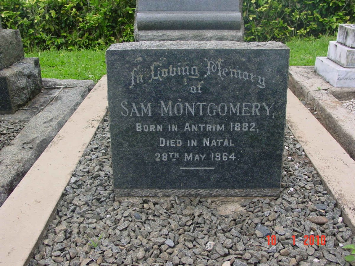 MONTGOMERY Sam 1882-1964