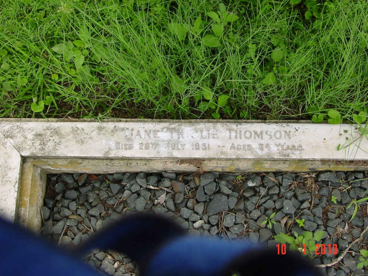 THOMSON Jane Thislie formerly WALLENSTEIN nee CAMPBELL-RODGER -1951