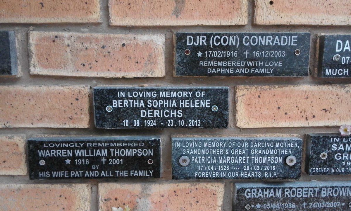 THOMPSON :: DERICHS :: CONRADIE :: BROWN