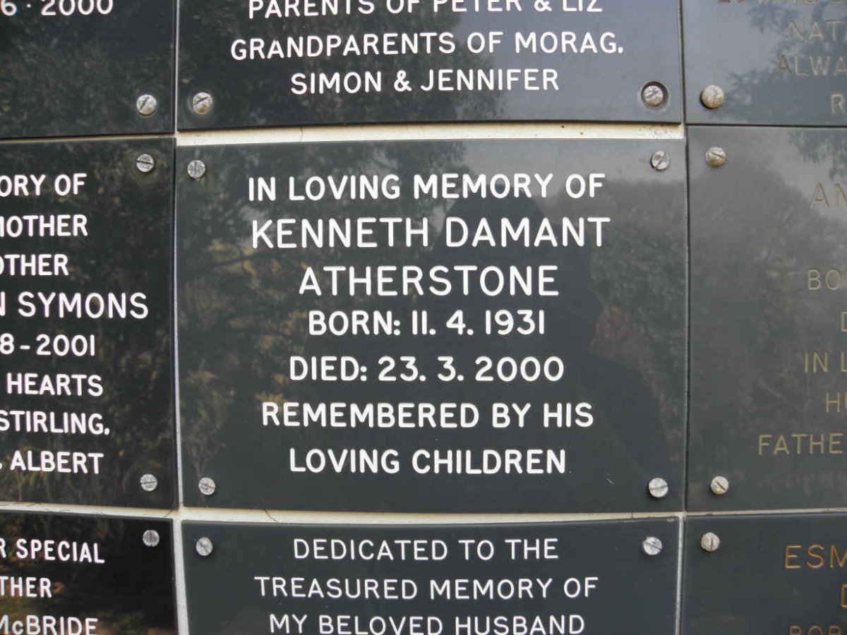 ATHERSTONE Kenneth Damant 1931-2000