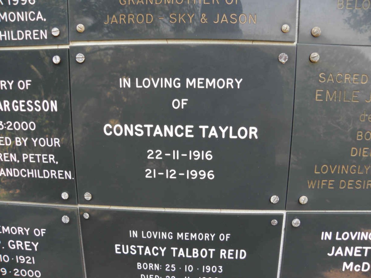 TAYLOR Constance 1916-1996