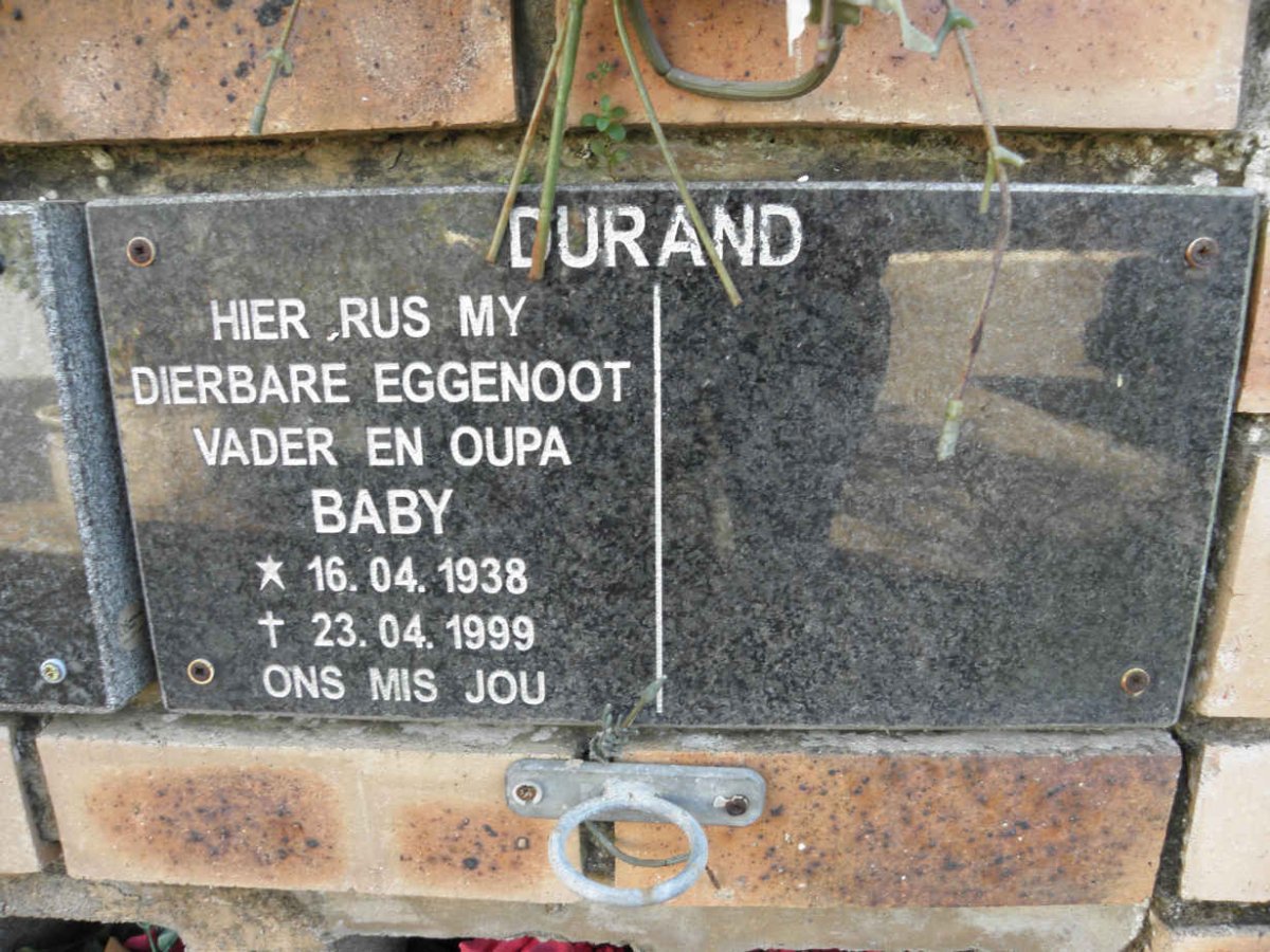 DURAND Baby 1938-1999