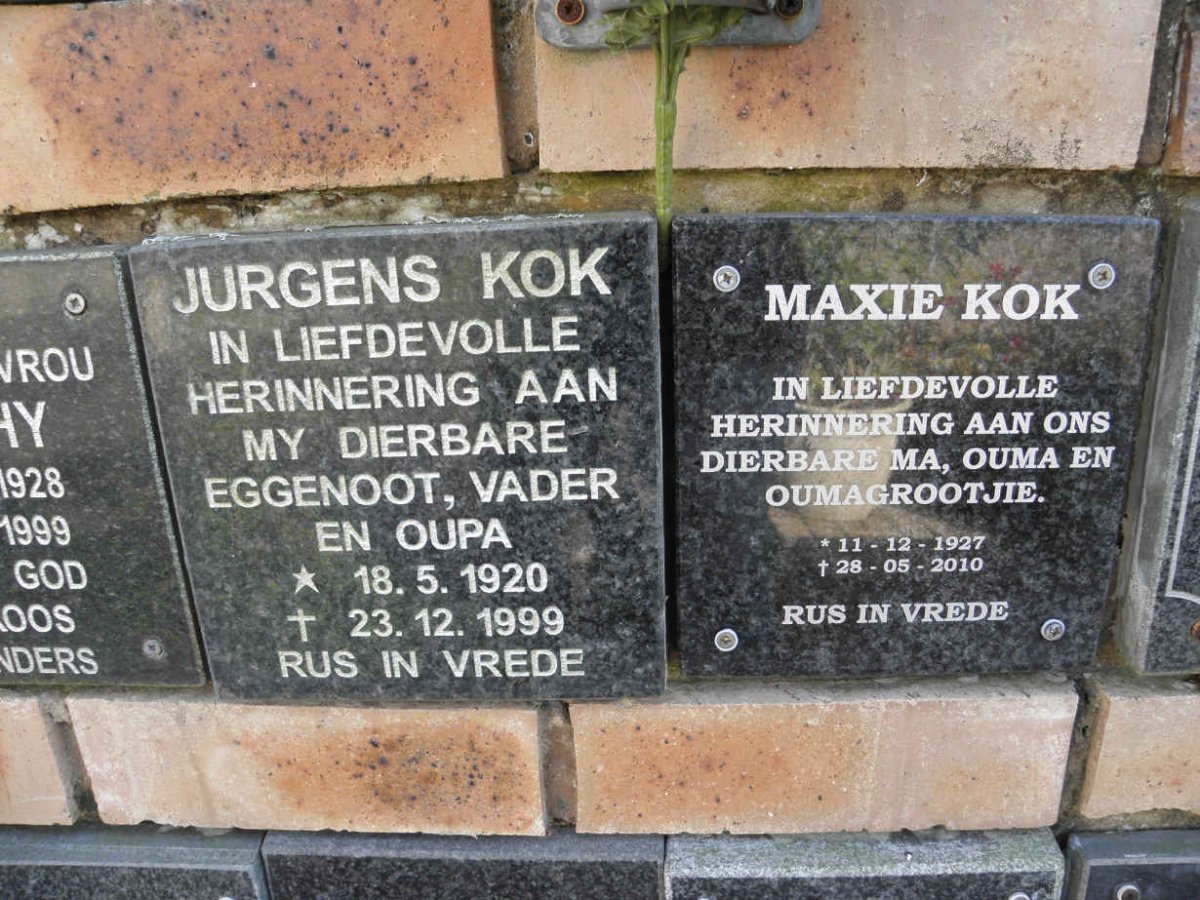 KOK Jurgens 1920-1999