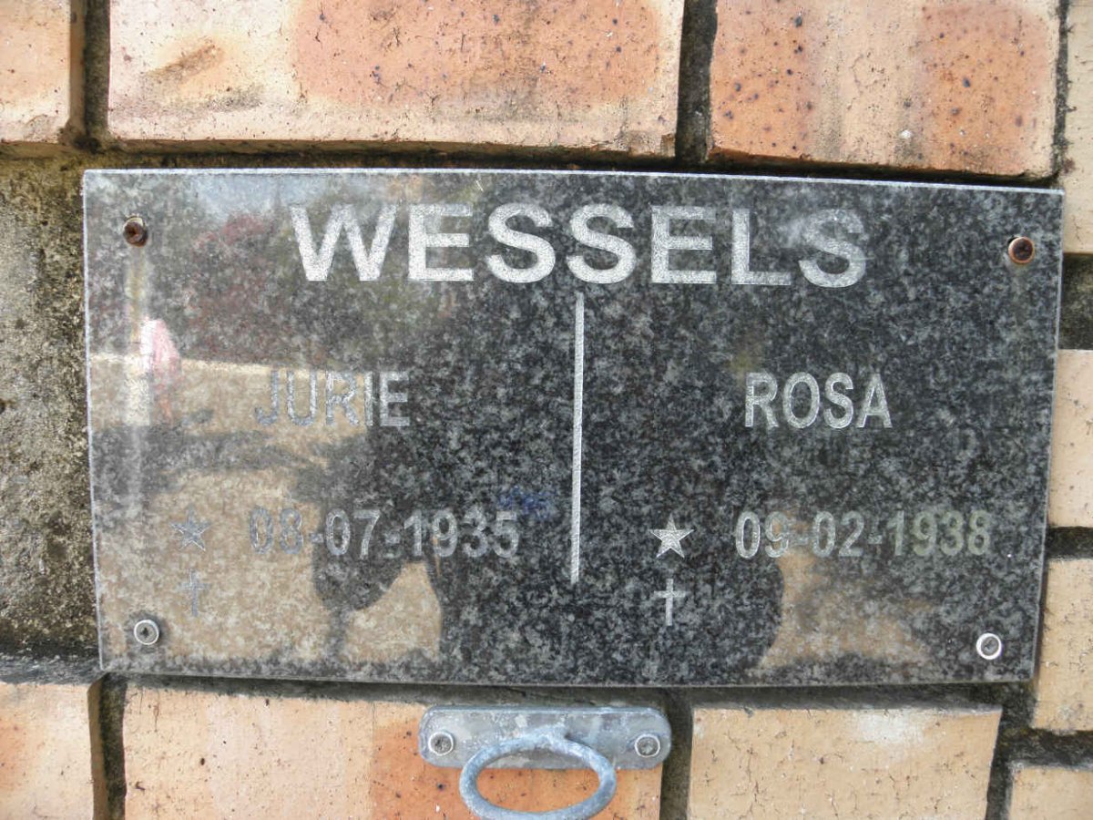 WESSELS Jurie 1935- &amp; Rosa 1938-