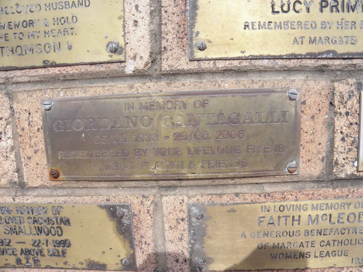 CANTAGALLI Giordano 1933-2006