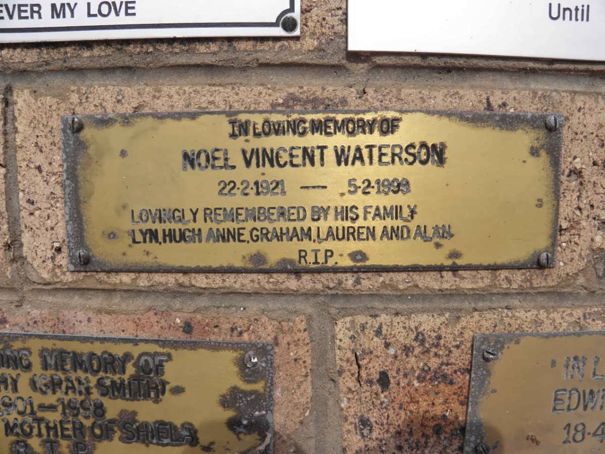 WATERSON Noel Vincent 1921-1999