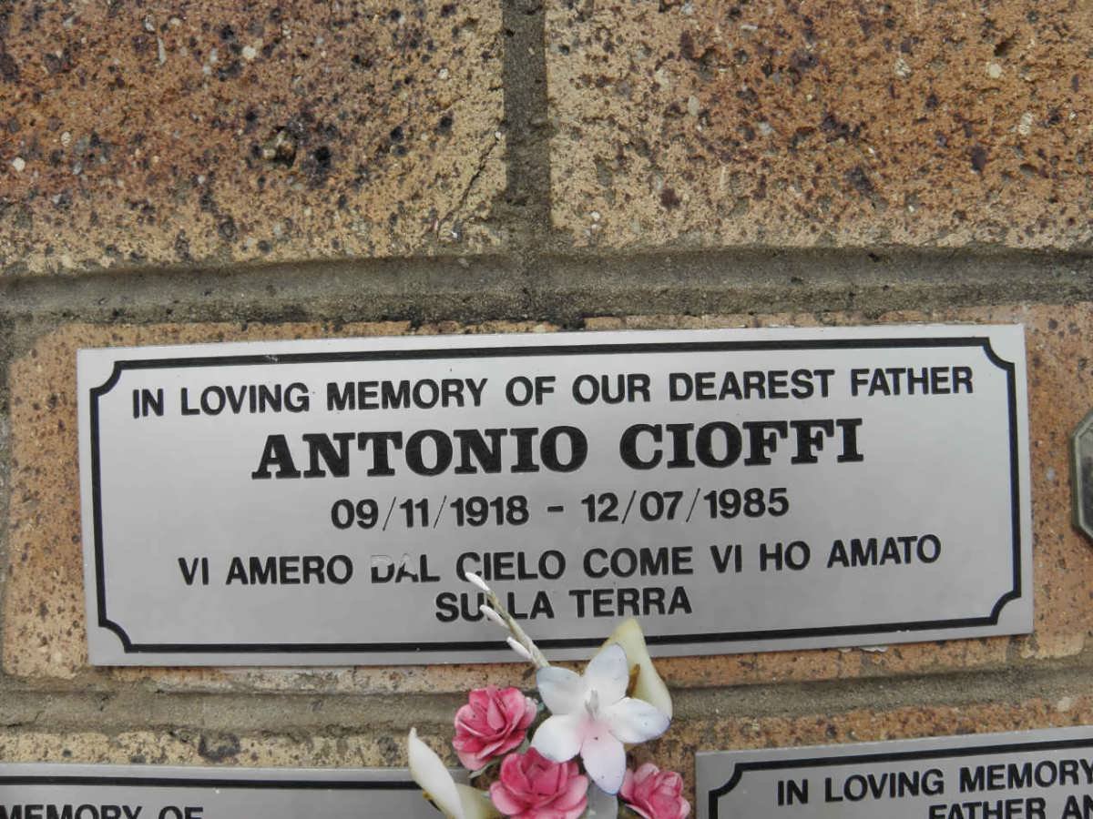 CIOFFI Antonio 1918-1985
