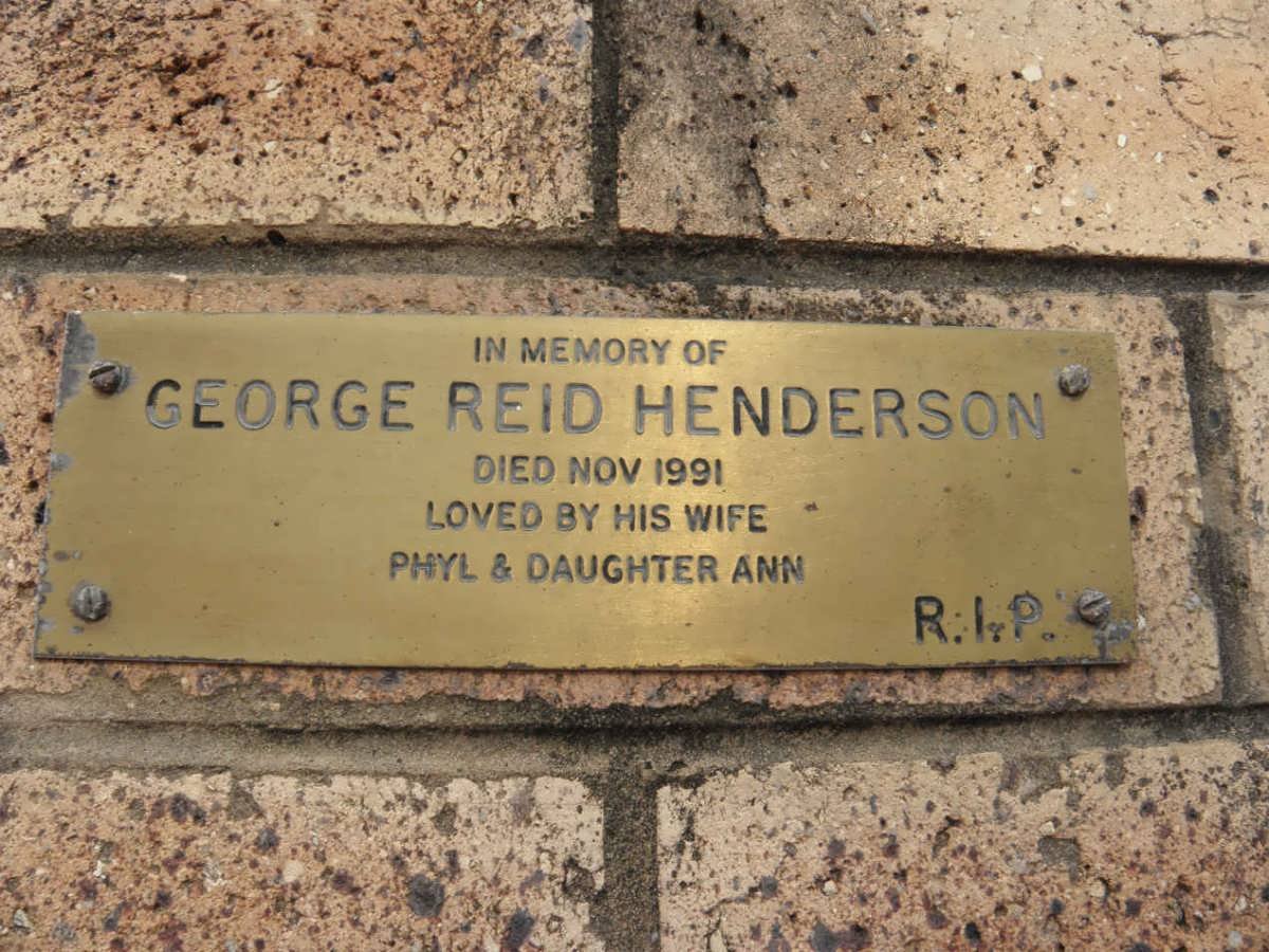 HENDERSON George Reid -1991