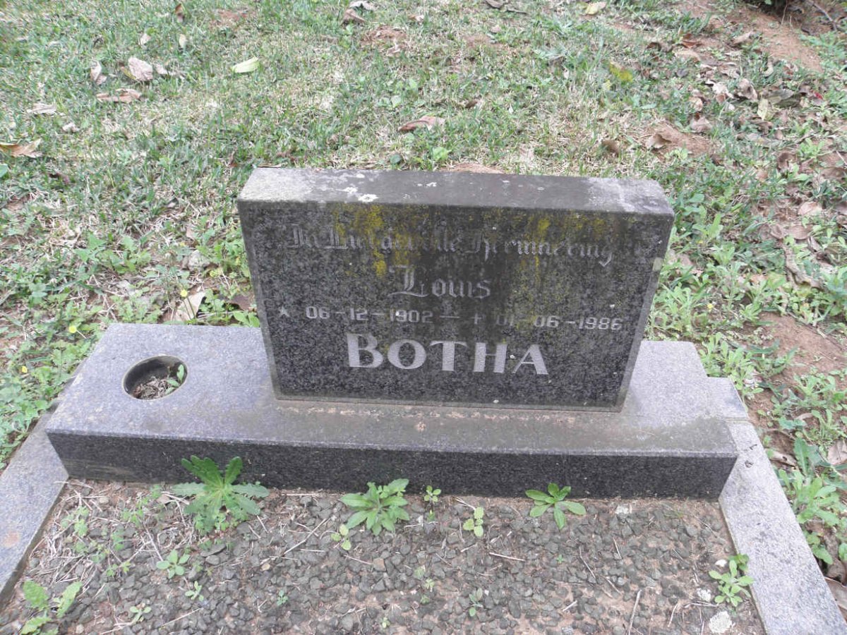 BOTHA Louis 1902-1986