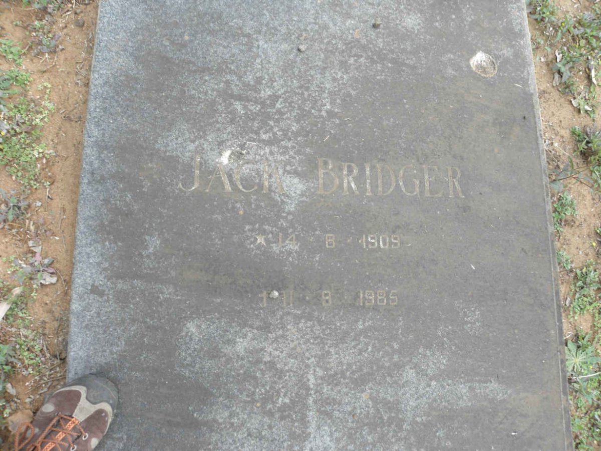 BRIDGER Jack 1909-1985