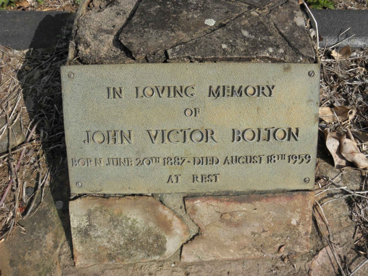 BOLTON John Victor 1887-1959