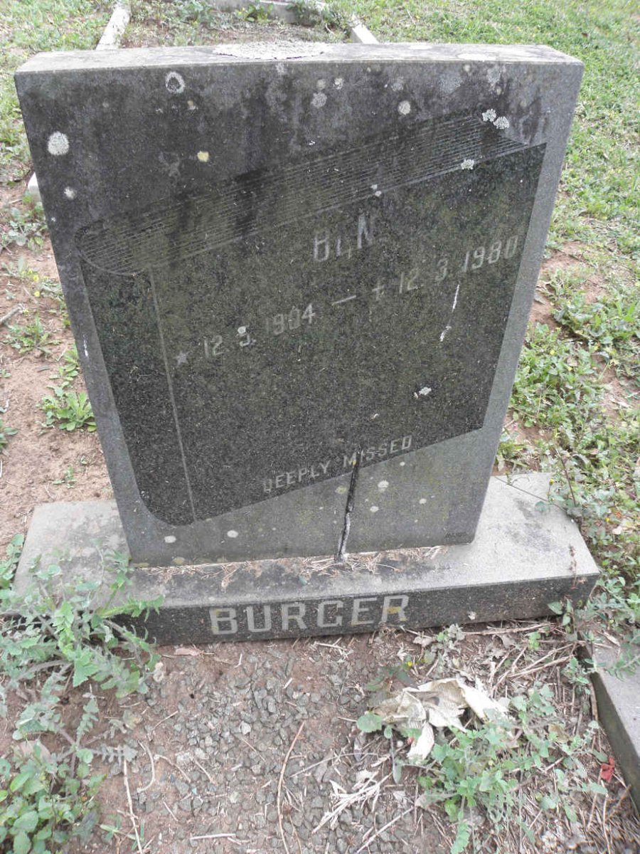 BURGER Ben 1904-1980