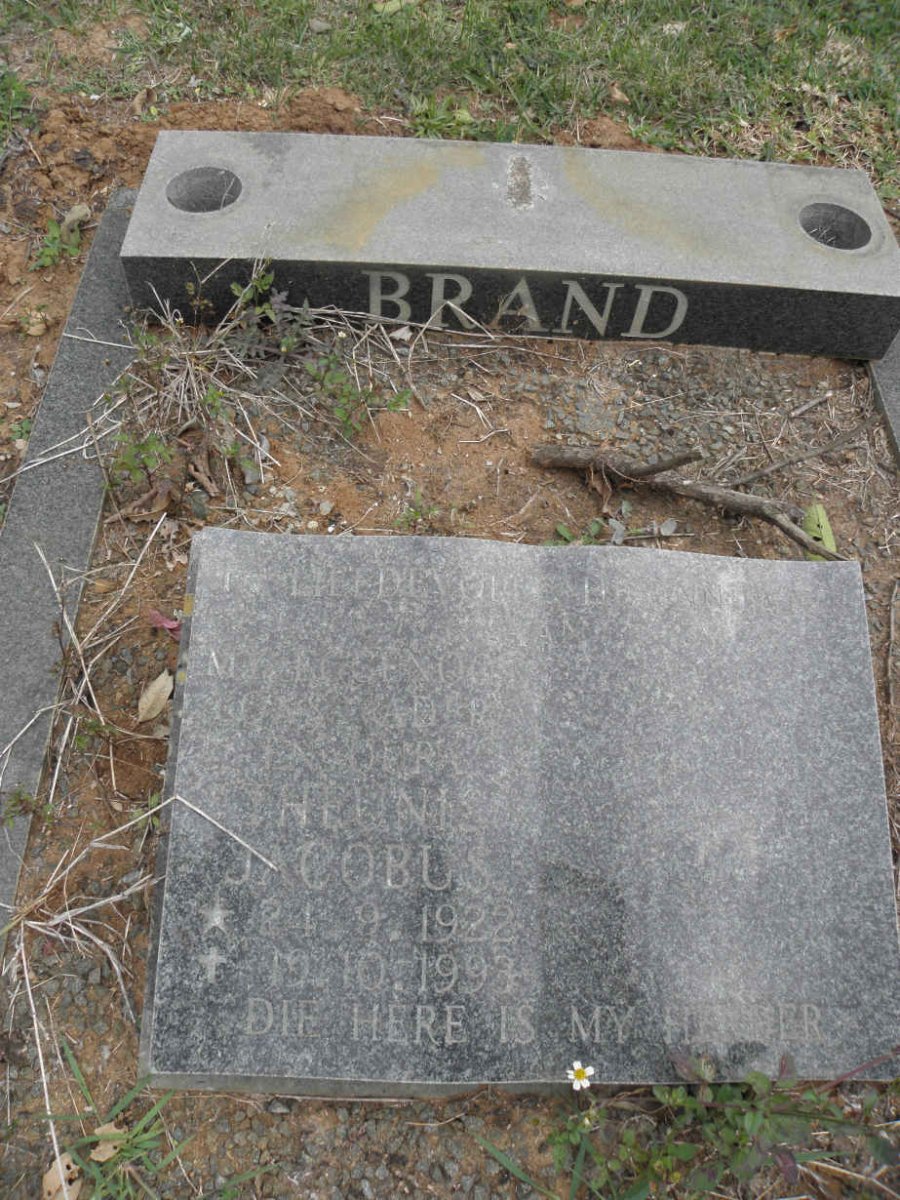 BRAND Theunis Jacobus 1922-1993