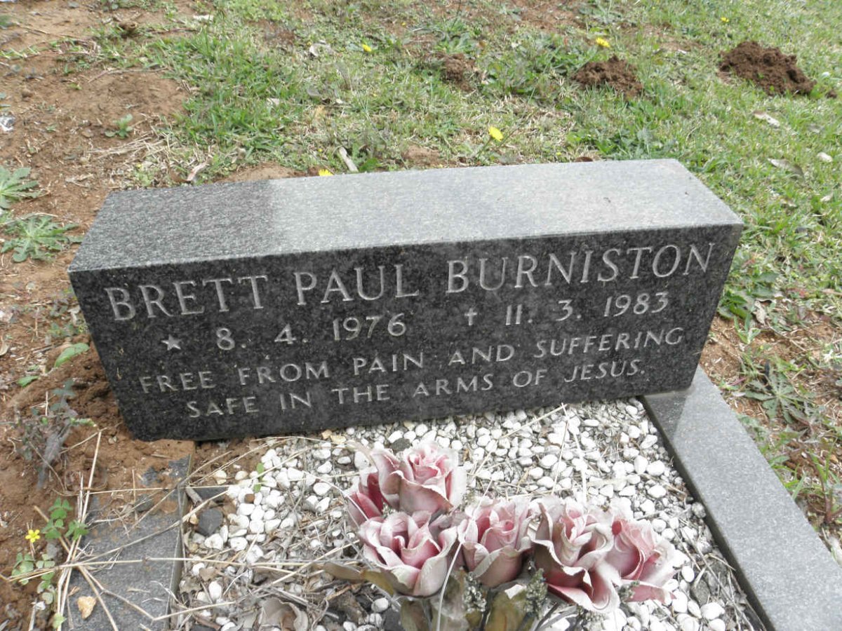BURNISTON Brett Paul 1976-1983