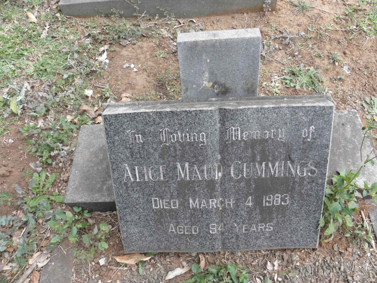 CUMMINGS Alice Maud -1983