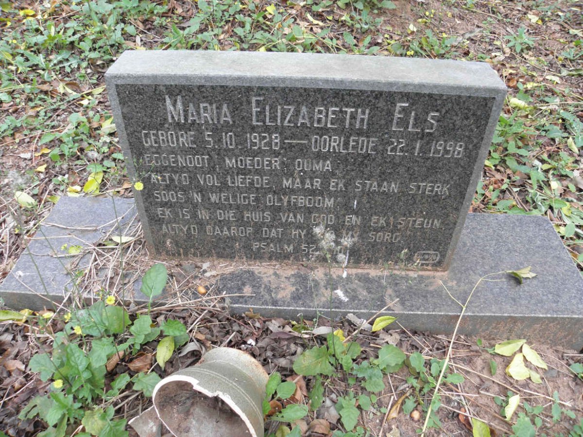 ELS Maria Elizabeth 1928-1998