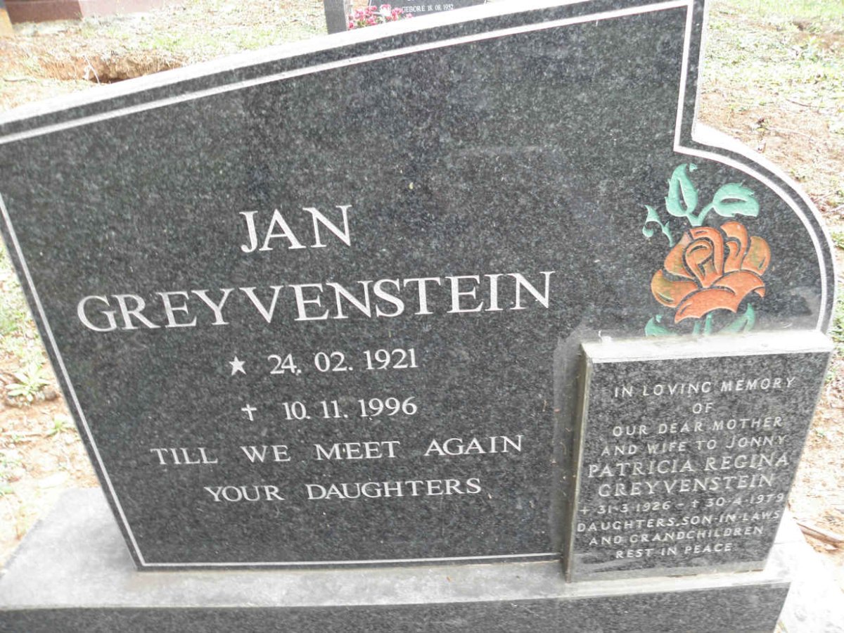 GREYVENSTEIN Jan 1921-1996