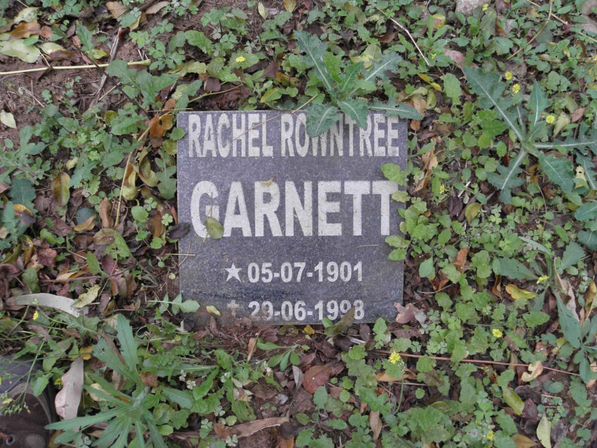 GARNETT Rachel Rowntree 1901-1998