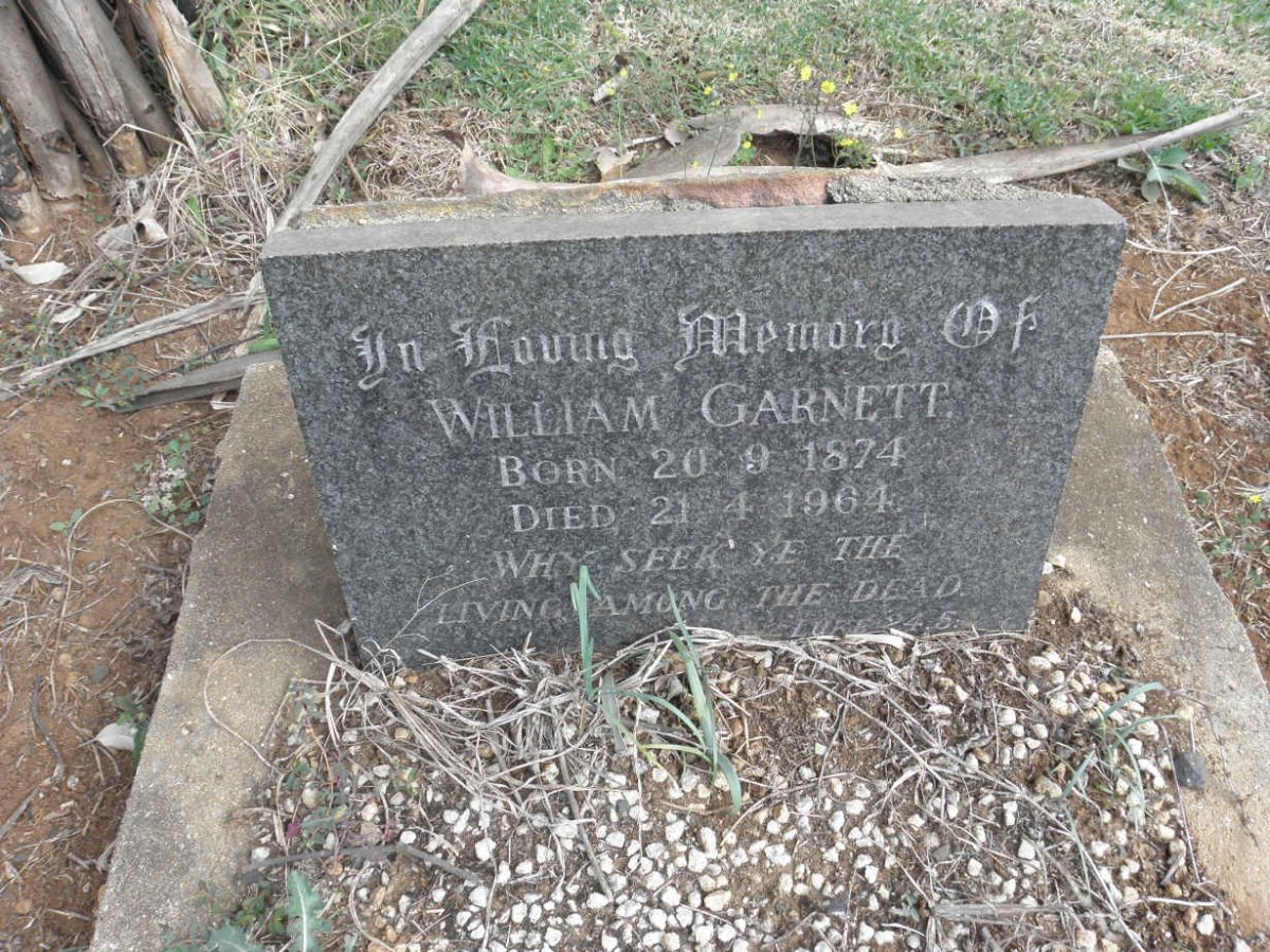 GARNETT William 1874-1964 &amp; Gwendoline Rowntree -1958
