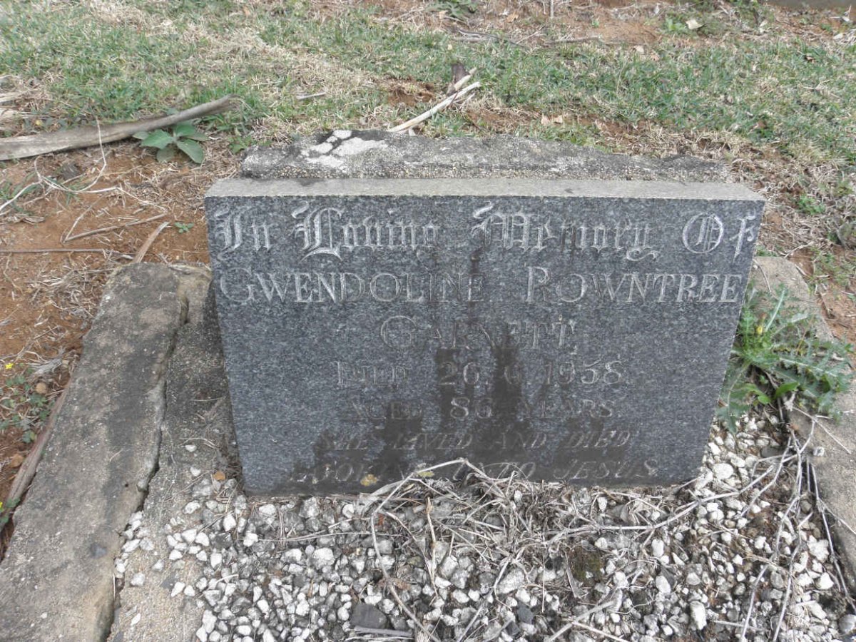 GARNETT William 1874-1964 &amp; Gwendoline Rowntree -1958