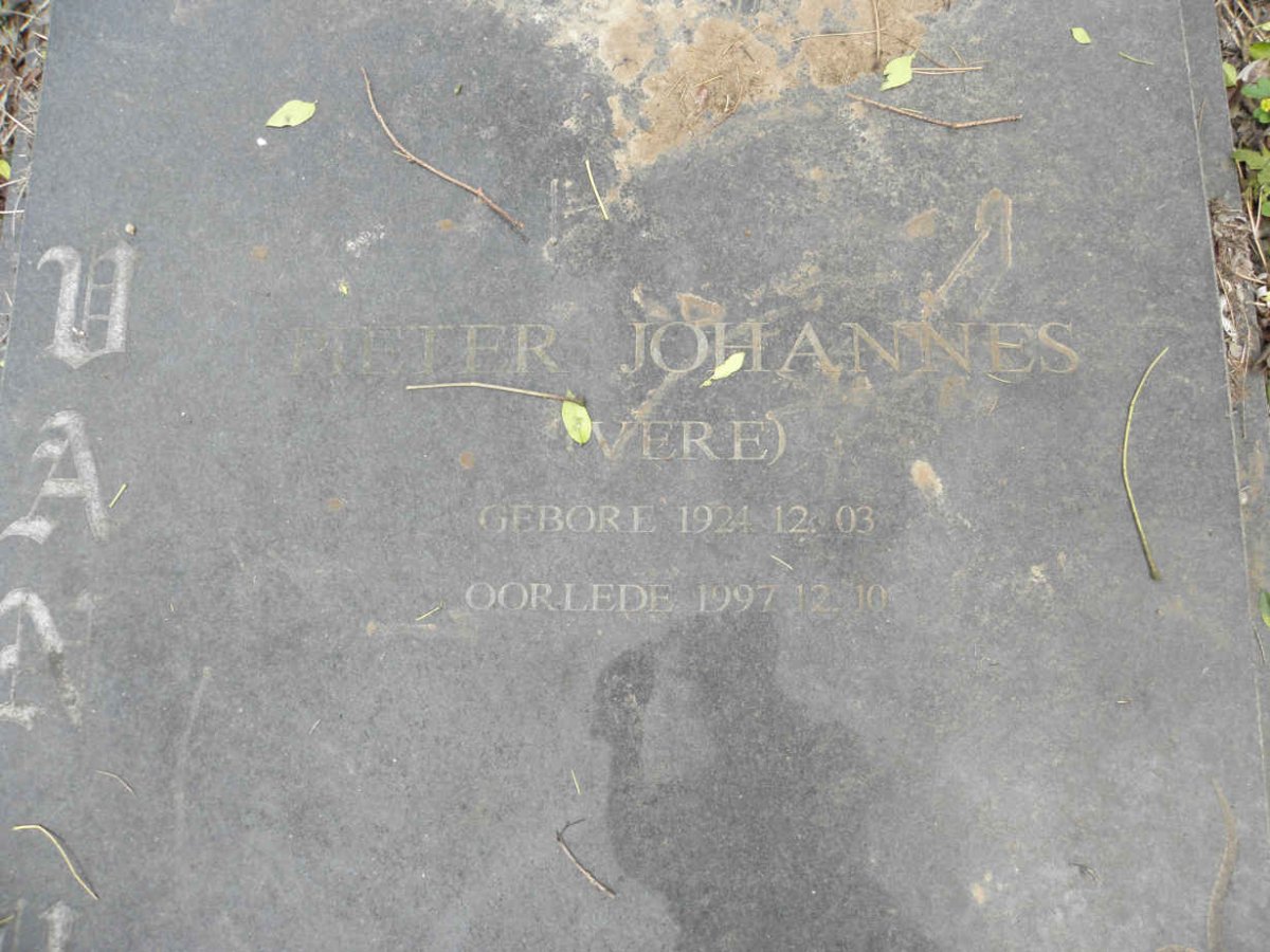 HEERDEN Pieter Johannes, van 1924-1997