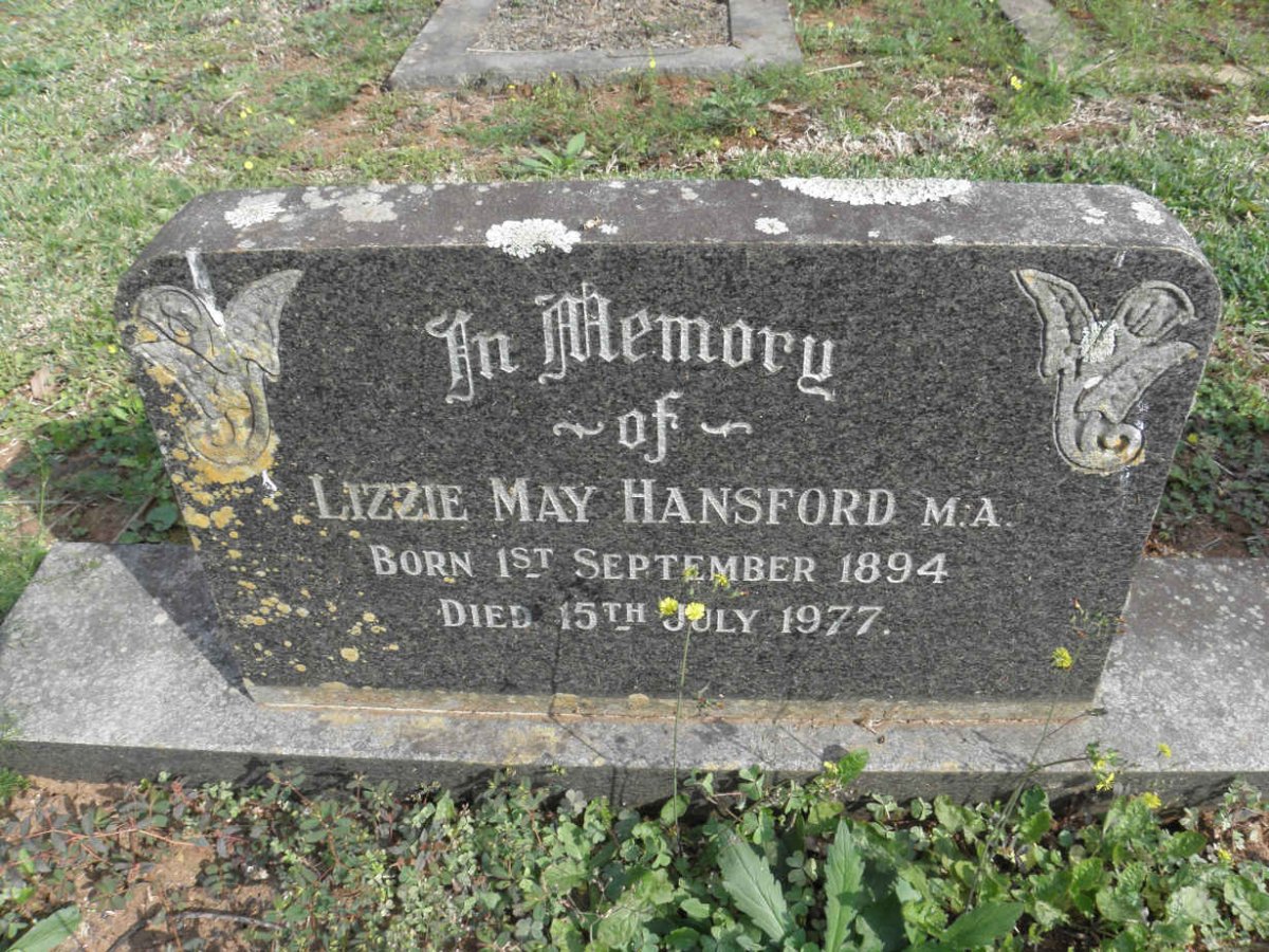 HANSFORD Clifford Gerald 1900-1966 &amp; Lizzie May 1894-1977