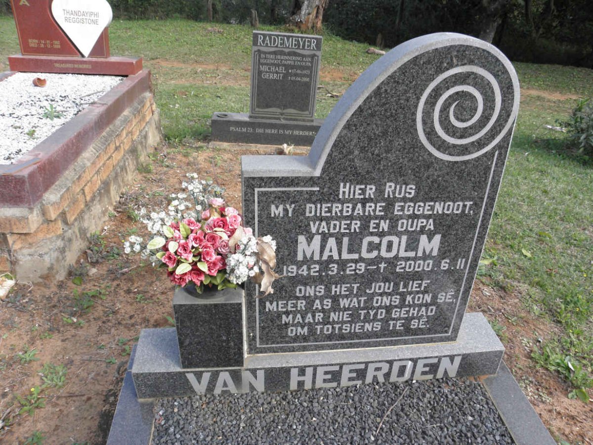 HEERDEN Malcolm, van 1942-2000