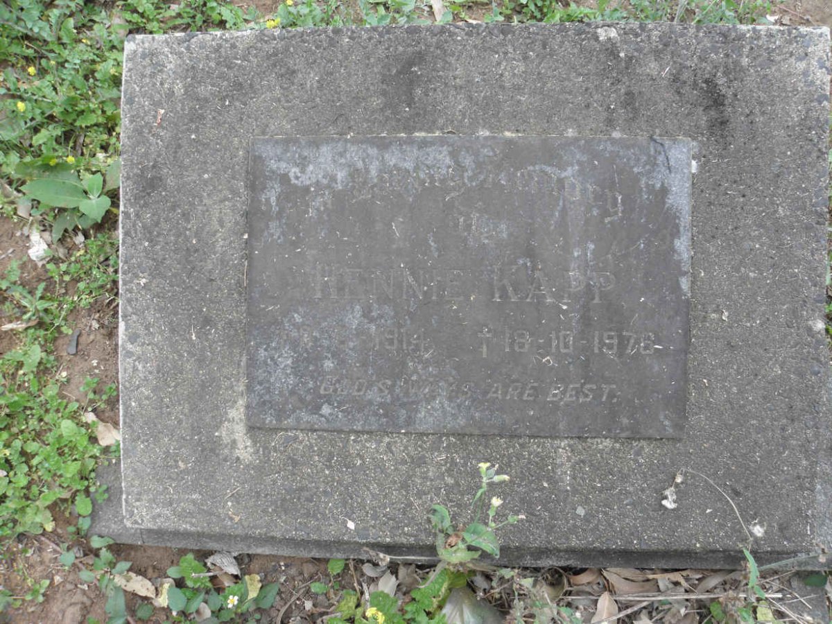 KAPP Hennie 1914-1976