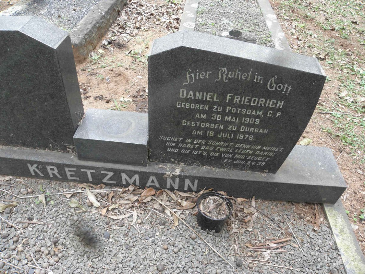 KRETZMANN Daniel Friedrich 1909-1978
