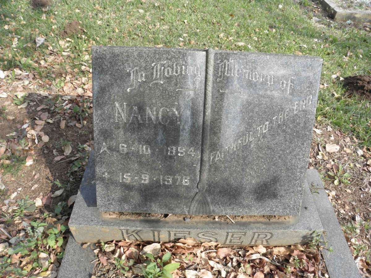 KIESER Nancy 1894-1976