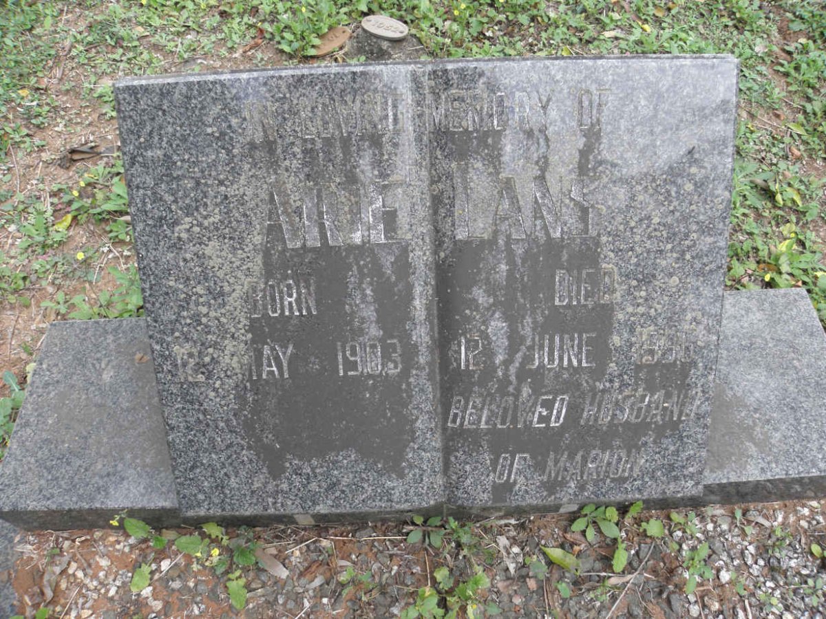 LANS Arie 1903-1996 &amp; Marion 1921-1998